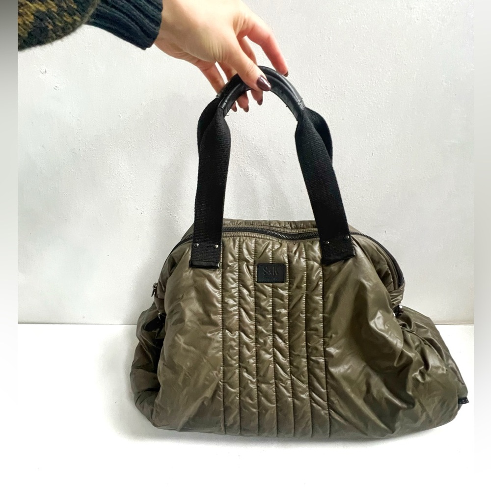 Soia & Kyo | Olive Puffer Bag